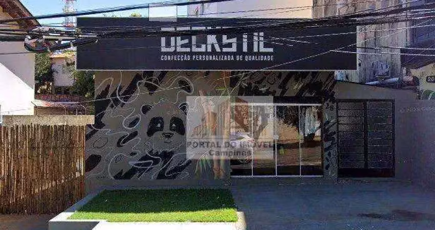 Casa comercial  para alugar, 60 m² por r$ 2.870/mês - parque das universidades - campinas/sp