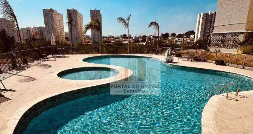 Apartamento com 2 dormitórios para alugar, 54 m² por r$ 2.970,00/mês - parque industrial - campinas/sp