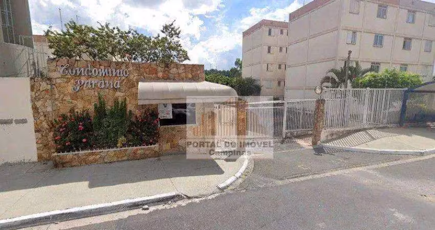Apartamento com 2 dormitórios à venda, 51 m² por r$ 170.000,00 - parque residencial vila união - campinas/sp