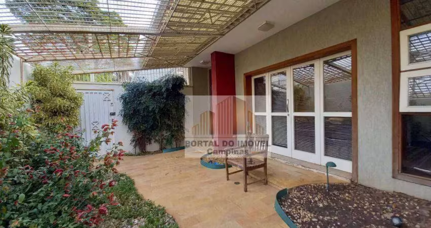 Casa residencial ou comercial com 4 dormitórios à venda, 464 m² por r$ 1.750.000 - jardim chapadão - campinas-sp-
