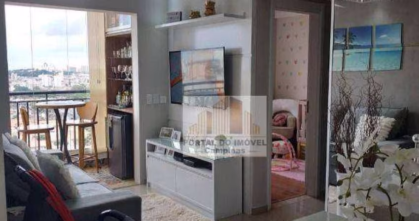 Apartamento com 2 dormitórios à venda, 55 m² por R$ 499.000,00 - São Bernardo - Campinas/SP