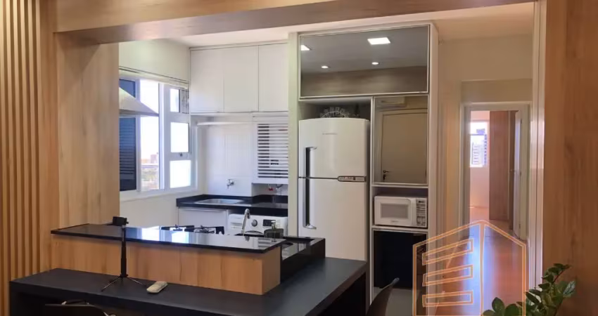 Apartamento mobiliado para locação no edifício rui cesare-2 quartos - zona 01 - centro- maringá-pr.