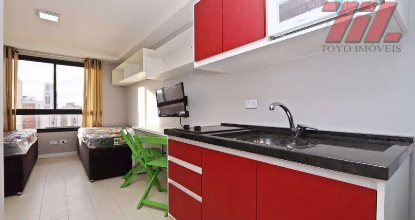 Apartamento com 1 dormitório para alugar, 17 m² por R$ 2.281,30/mês - Centro - Curitiba/PR