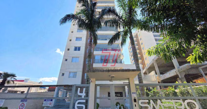 Apartamento com 3 dormitórios para alugar, 73 m² por R$ 4.774,58/mês - Novo Mundo - Curitiba/PR
