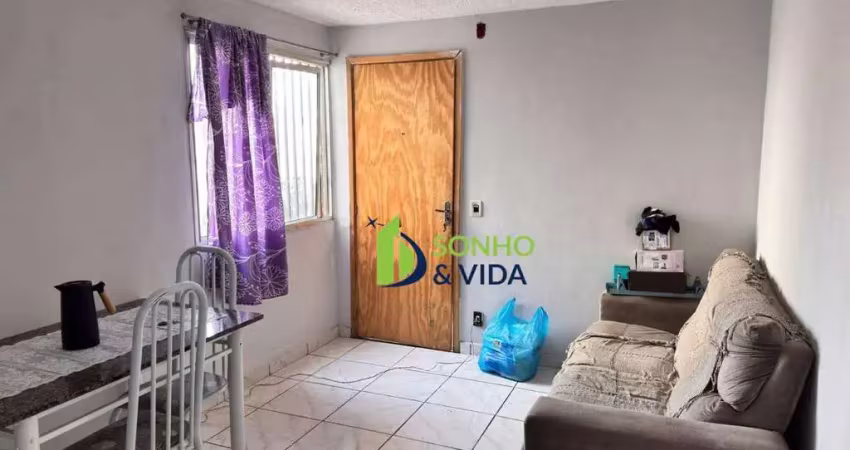 Apartamento com 2 dormitórios à venda, 44 m² por r$ 50.000,00 - jardim bassoli - campinas/sp