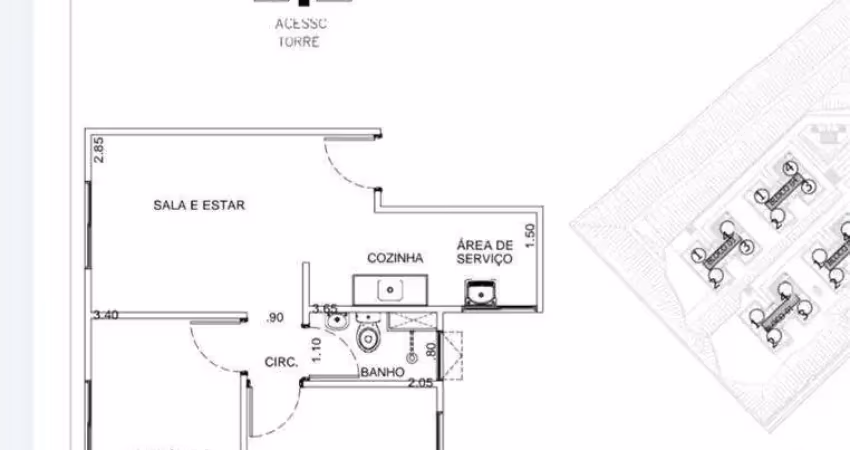 Apartamento com 2 quartos à venda na Vila Santos, São Paulo 