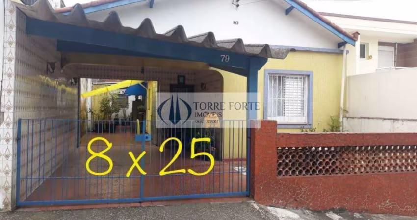 Casa com 02 dormitórios, 02 banheiros, 04 Vagas - Jabaquara/SP