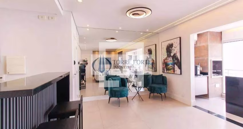 Apartamento com varanda Gourmet, 3 dormitórios, 1 Suíte, Vila Regente Feijó
