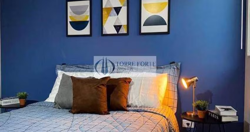 Lindo apartamento com 1 dormitorio sem vaga com sacada na Vila Guilhermina.