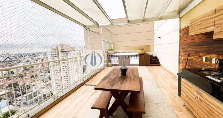 Cobertura 190 m2, 2 dormitórios, 3 vagas, na Vila Carrão Condomínio Clube