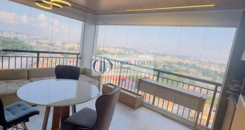 Apartamento mobiliado, 2 dormitórios, 67 m2, Varanda gourmet  Vila Formosa