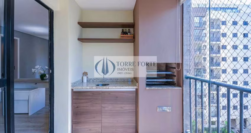 Apartamento 2 dormitórios 1 suíte e 1 Vaga Jardim Umuarama Varanda Gourmet