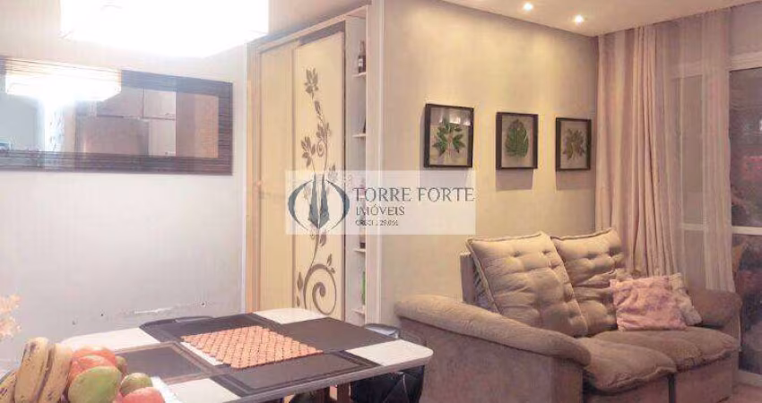 Apartamento com varanda gourmet  2 dormitorios 1 suite 1 vaga no Tatuapé