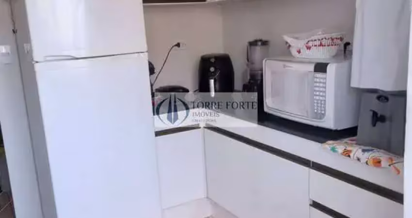 Apartamento com 1 dormitorio 1 vaga de garagem na guilhermina praia grande