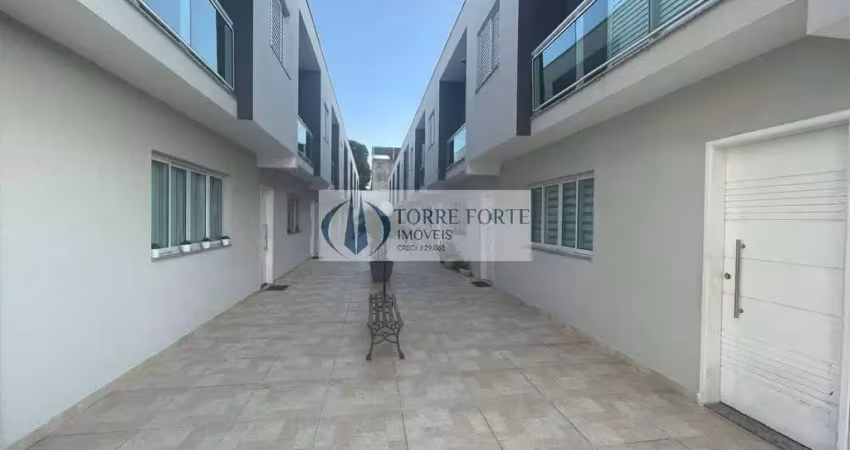Sobrado novo em condomínio, 3 dormitórios, 1 suíte, 2 vagas na Vila Formosa