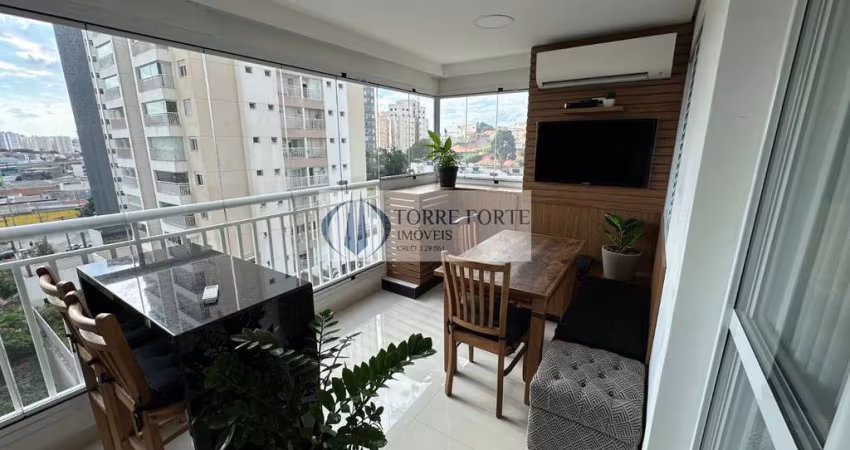 Lindo apartamento 2 dormitórios 1 suíte,  1 vaga com varanda gourmet