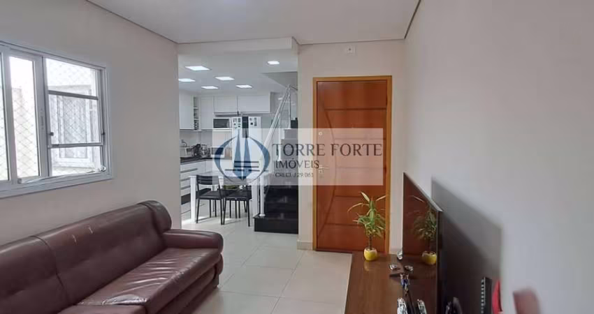 Apto. Cobertura em Santo André 2 dorms., 2 vagas de garagem