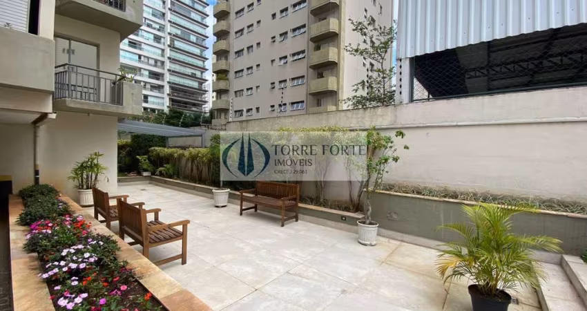 Lindo apartamento com 2 dormitórios, sacada e 1 vaga no Brooklin