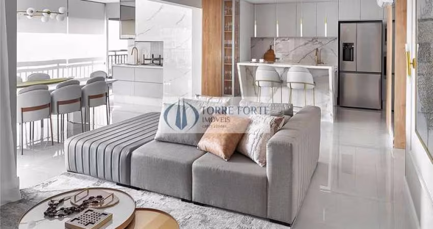 Apartamento 2 dormitórios, 2 suítes, varanda gourmet, 2 vagas no Tatuapé
