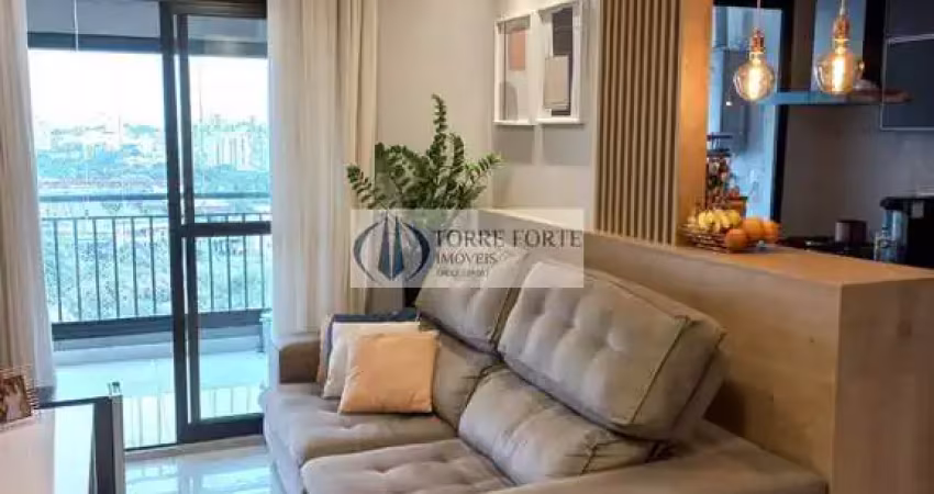 Lindo apartamento mobiliado 2 dormitórios suíte, 1 vaga na vila matilde