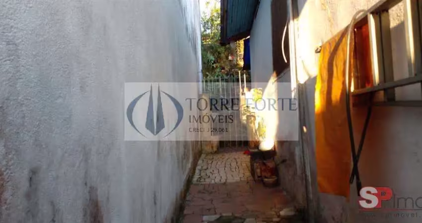 Terreno para construção com casa antiga - 140 m² - parque oratório - sandré