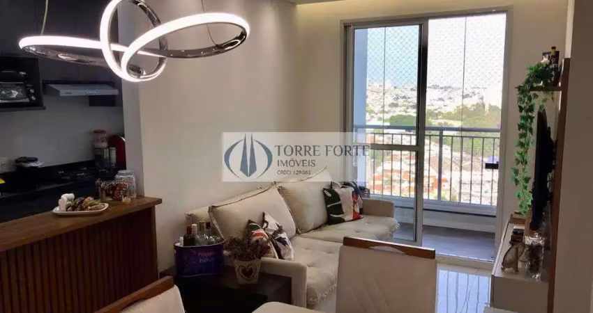 Lindo apartamento 2 dormitórios, 1 vaga com churrasqueira