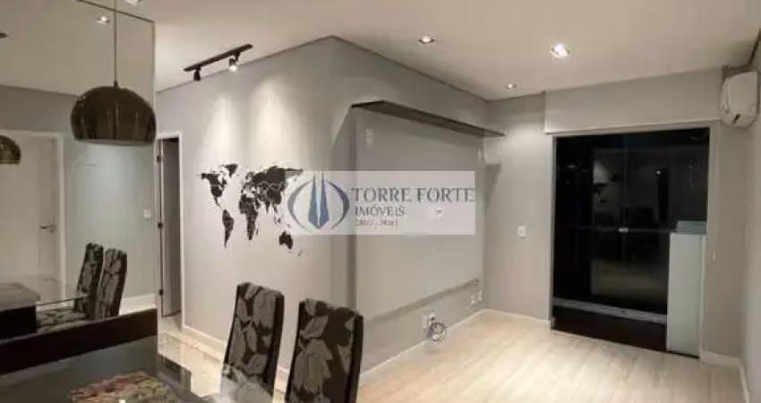 Lindo apartamento 2 dormitórios, suíte e 1 vaga com vista para alphaville