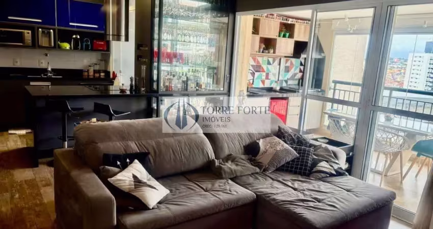 Apartamento amplo e moderno, 2 suítes e 1 vaga na vila mascote