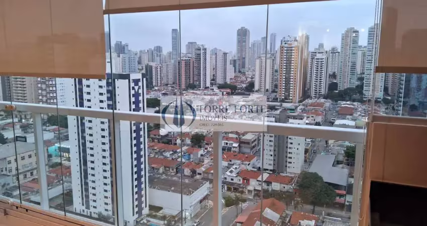 Maravilhoso apartamento com 2 dormitórios e varanda no tatuapé