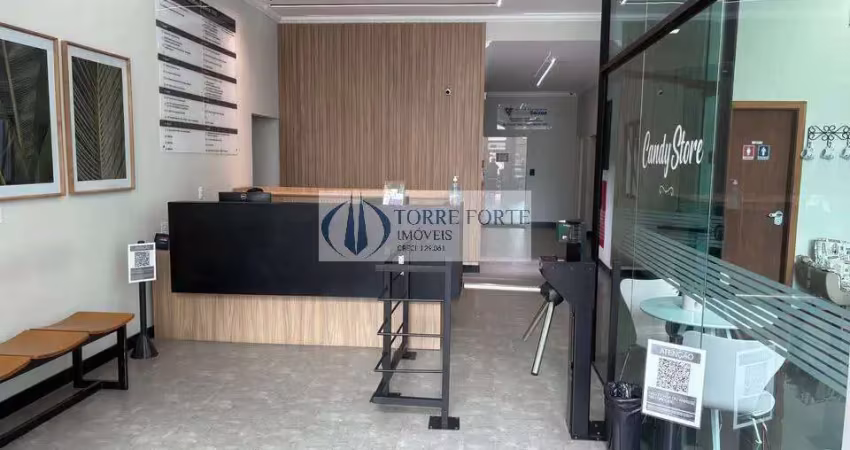 3 salas comerciais com 2 banheiros e 1 vaga em santo andré