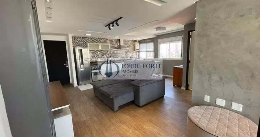 Apartamento todo mobiliado, 2 quartos, 1 vaga, no jardim anália franco