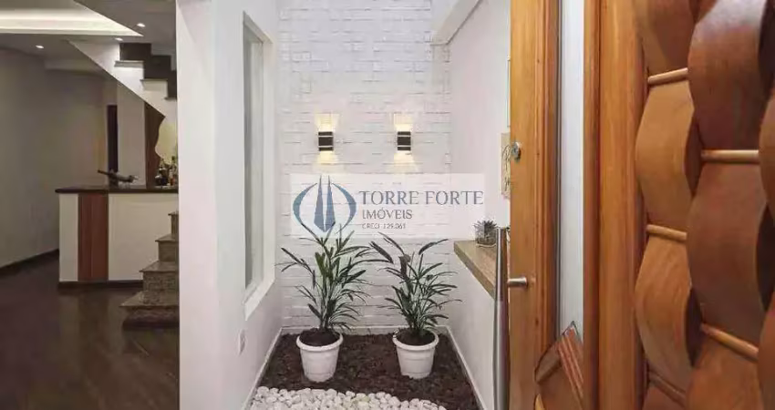 Sobrado com área gourmet, 3 dormitórios, 2 vagas, no jardim vila formosa