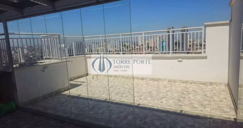 Apartamento cobertura 3 dormitórios, 1 suíte e 2 vagas na vila matilde