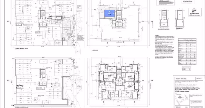 Apartamento para venda em santo andré, jardim bela vista, 3 dormitórios, 1 suíte, 2 banheiros, 2 vagas