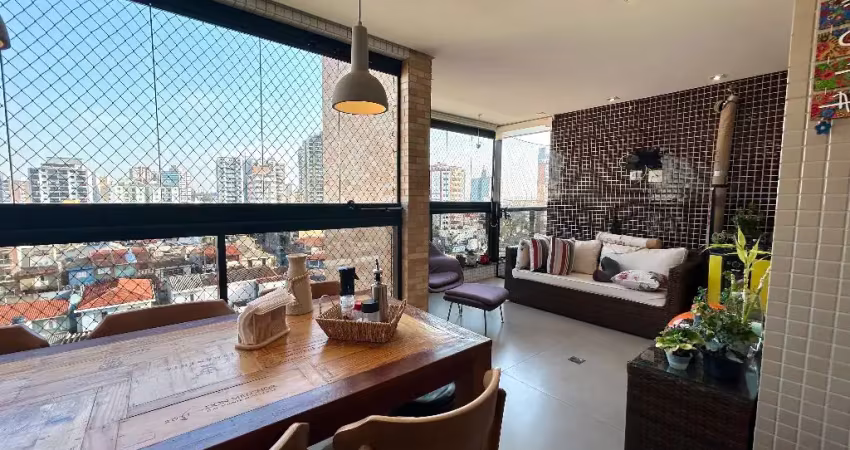 Apartamento de luxo em sbc – 3 suítes – sacada gourmet