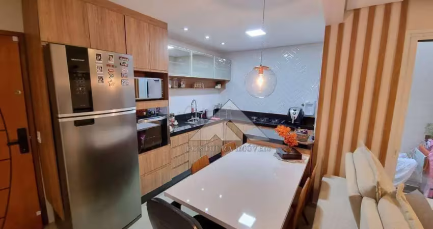 Apartamento com 2 dormitórios à venda, 62 m² por r$ 510.000,00 - vila valparaíso - santo andré/sp