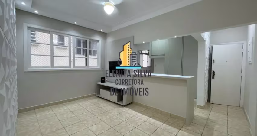 **venda – josé menino – 02 dorm – reformado – 200 metros do mar**