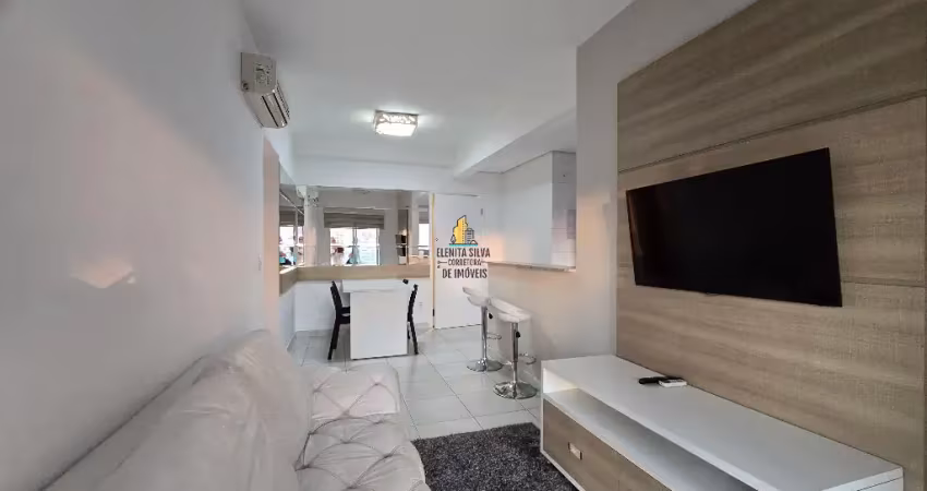 Gonzaga – locação – 1 dorm finamente decorado – lazer - serviços