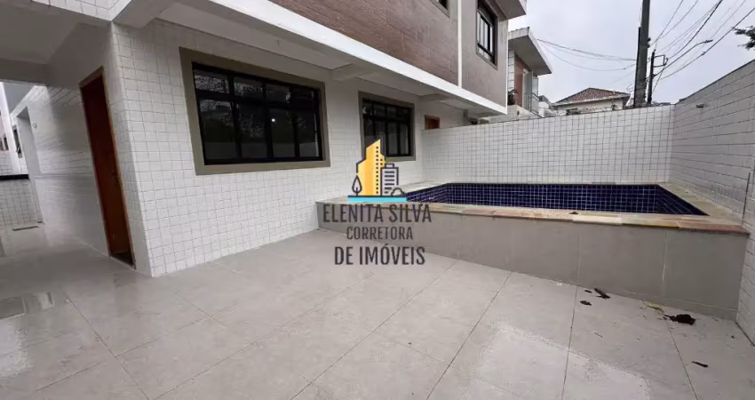 Sobrado de esquina com piscina na vila belmiro – santos/sp