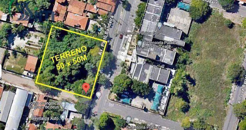 Terreno à venda, 2500 m² por r$ 7.000.000,00 - engenheiro luciano cavalcante - fortaleza/ce