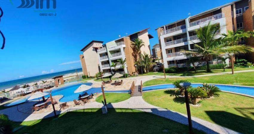 Cobertura com vista para o mar, porteira fechada,  com 4 dormitórios à venda, 200 m² por R$ 1.450.000,00 - Porto das Dunas - Fortaleza/CE