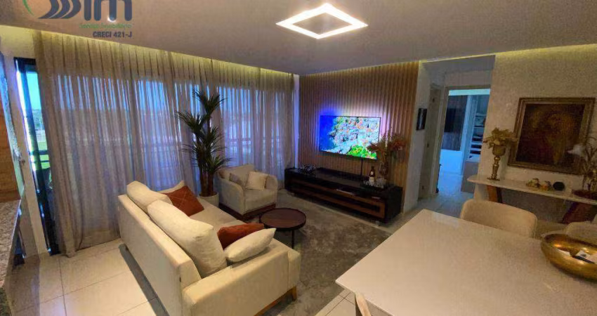 Apartamento com 2 dormitórios à venda, 73 m² por R$ 660.000,00 - Engenheiro Luciano Cavalcante - Fortaleza/CE