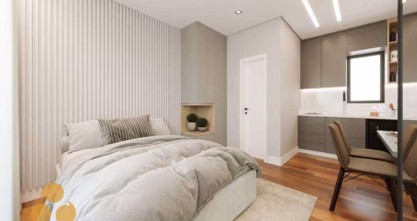 Studio com 1 dormitório à venda, 23 m² por R$ 255.000,00 - Cabral - Curitiba/PR