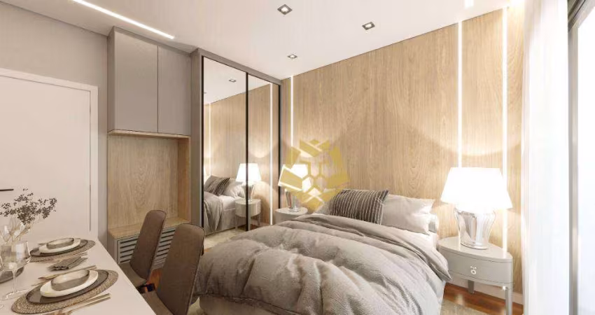 Studio com 1 dormitório à venda, 23 m² por R$ 285.000,00 - Cabral - Curitiba/PR