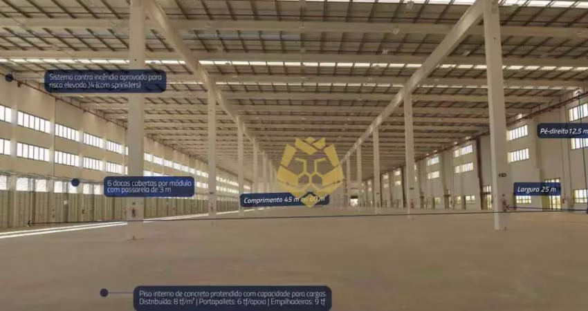 Barracão para alugar, 2617 m² por r$ 0,02/mês - roseira - são josé dos pinhais/pr