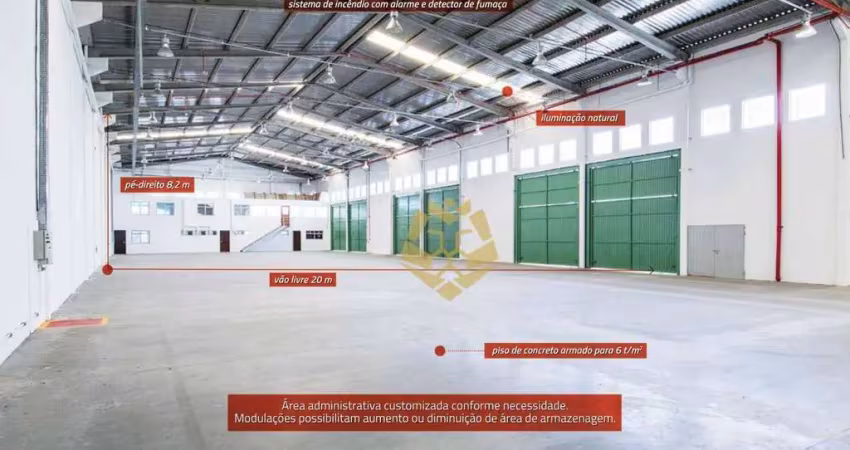 Barracão para alugar, 1423 m² por r$ 0,02/mês - águas belas - são josé dos pinhais/pr