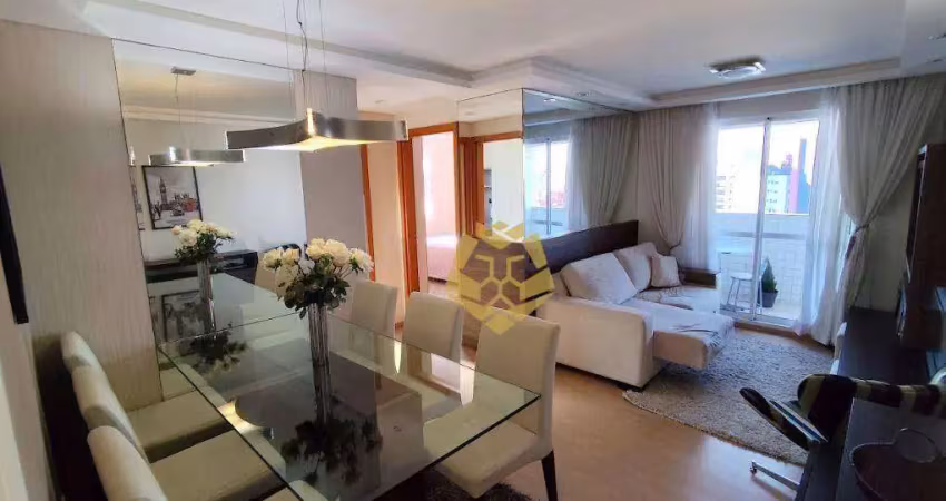 Apartamento com 2 dormitórios para alugar, 70 m² por r$ 3.900/mês - cabral - curitiba/pr
