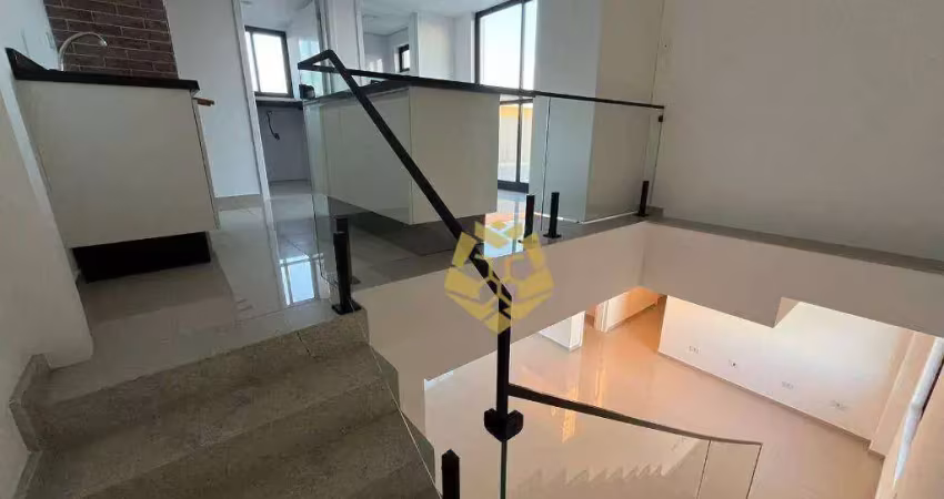 Cobertura com 3 dormitórios para alugar, 160 m² por r$ 4.440,00/mês - portão - curitiba/pr