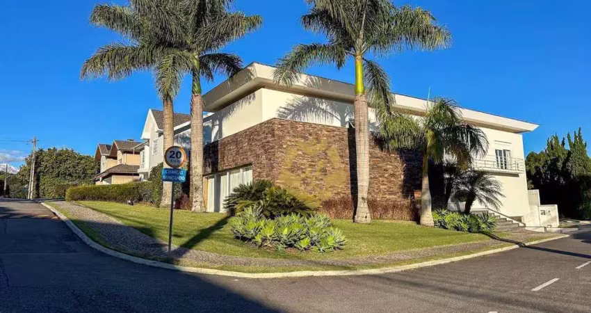 Luxuosa casa com 4 dormitórios, 701 m² - venda por r$ 9.500.000 ou aluguel por r$ 35.000/mês - campo comprido - curitiba/pr