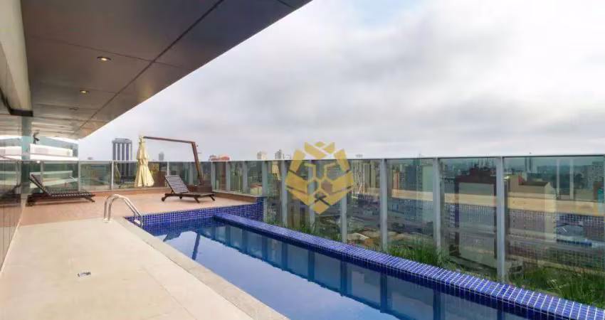 Maravilhoso studio para alugar no seven, 30 m² por r$ 1.900/mês - centro - curitiba/pr